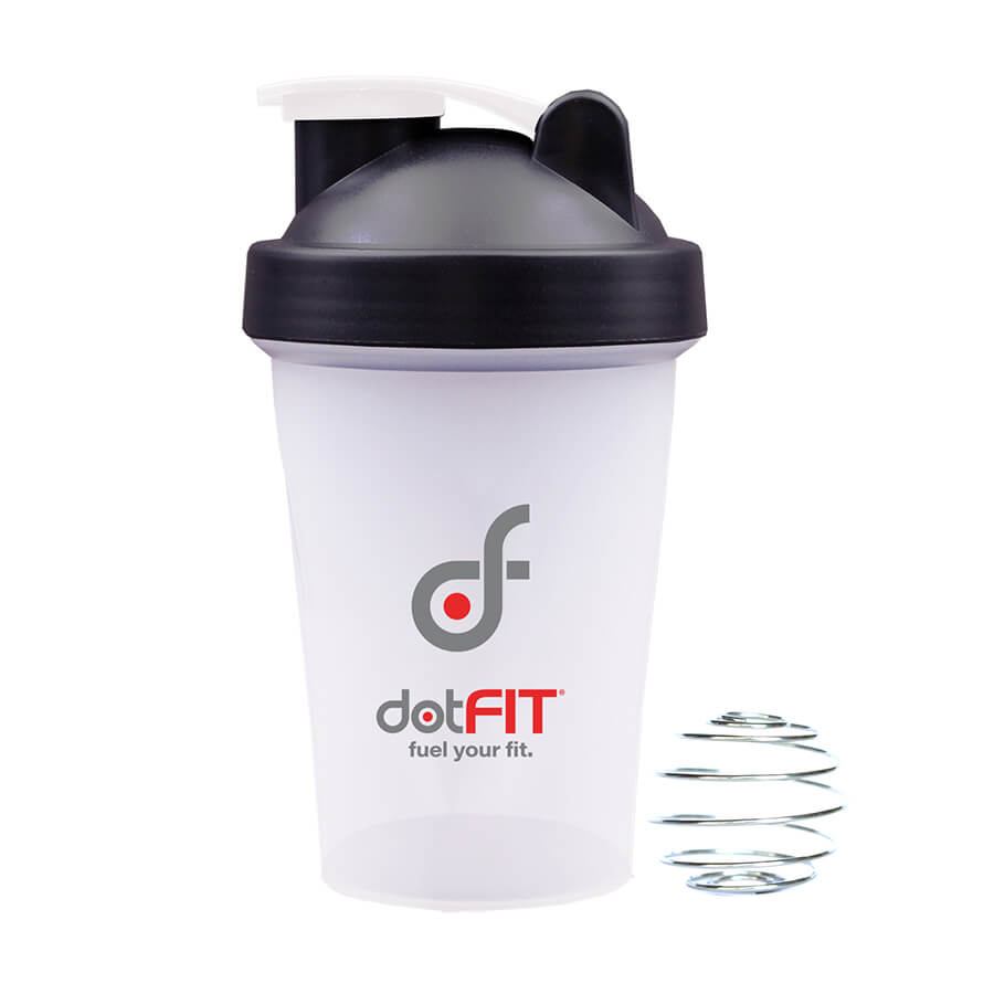 dotFIT Shaker Bottle - Black (20 oz)
